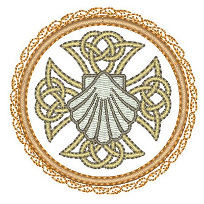 Matriz de matriz Matriz De Bordado Concha 6 Cm